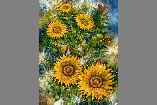 Sunflower Illusion