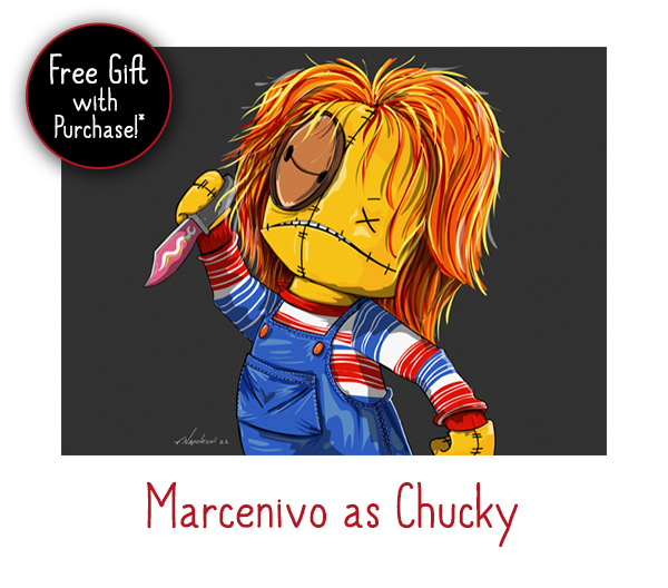 Marcenivo as Chucky (Gift)